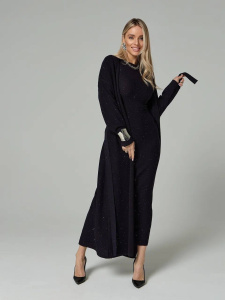 Кардиган паетка, черный