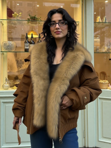 Куртка экозамша, кирпичный