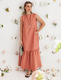Платье женское дымчато-коралловый