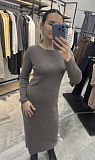 Платье кашемир, хаки